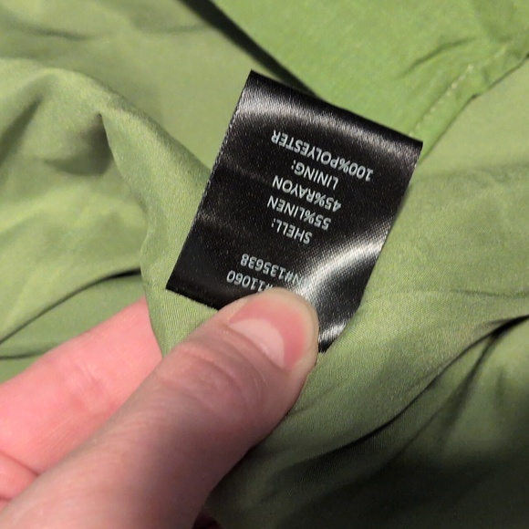 NWT Hutch Bow Linen Midi Dress Size Medium - Picture 7 of 8